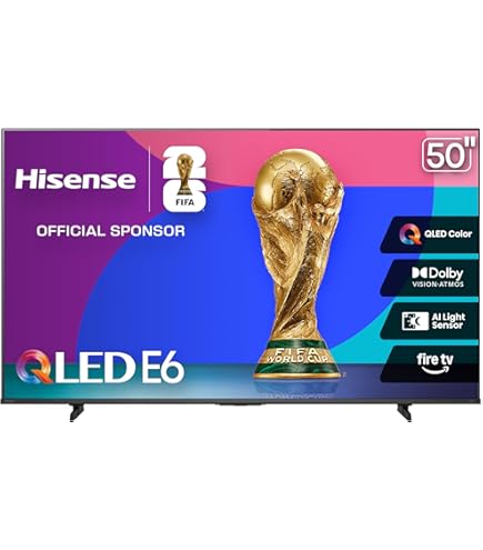 Amazon.com: Hisense 50-Inch R6E5 Television (2024) SmartTV 4K